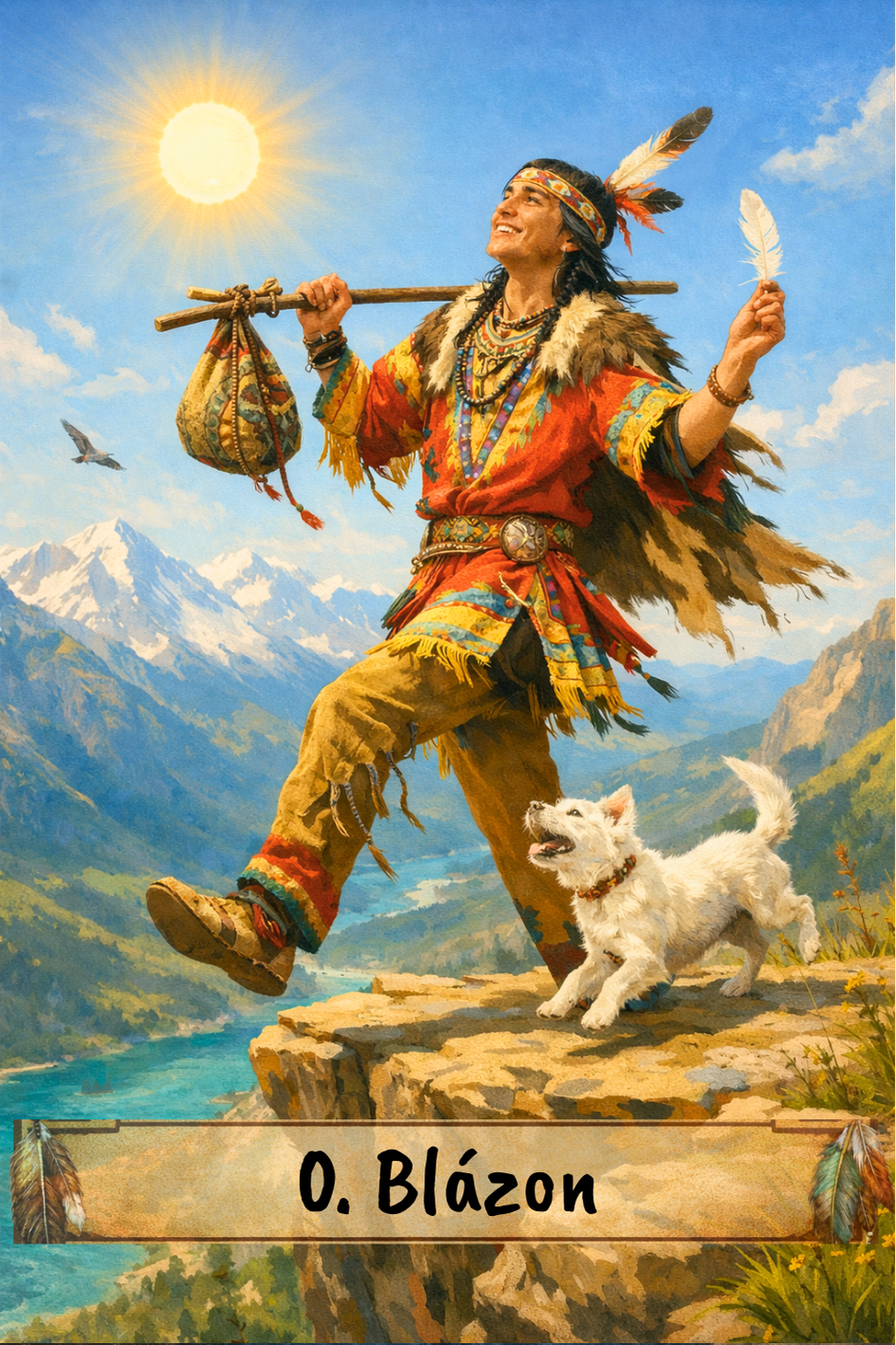 Indiánsky tarot - autorské tarotové karty 