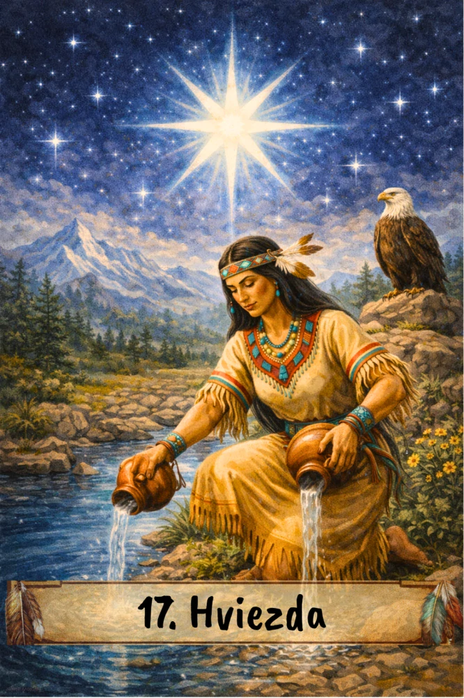 Indiánsky tarot - autorské tarotové karty 